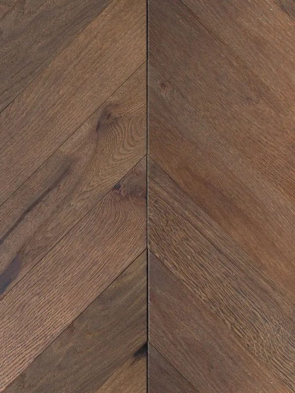 Hungarian herringbone 45° 90 mm Thermotreated Oak