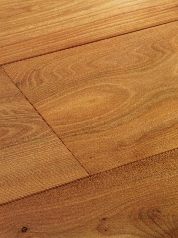 European Elm: smoothed or brushed, unfinished or oiled or varnished transparent.