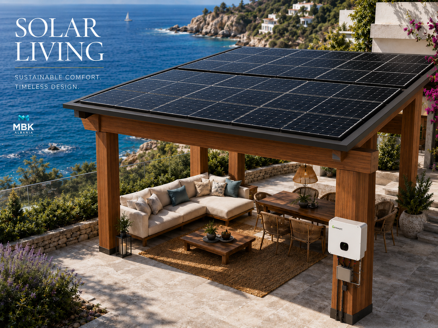 Pergola Fotovoltaike On-Grid 20kW
