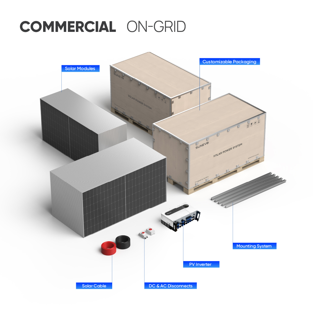 Sistem Fotovoltaik On-Grid Komercial dhe Industrial – 300kW–500kW - Figura 4
