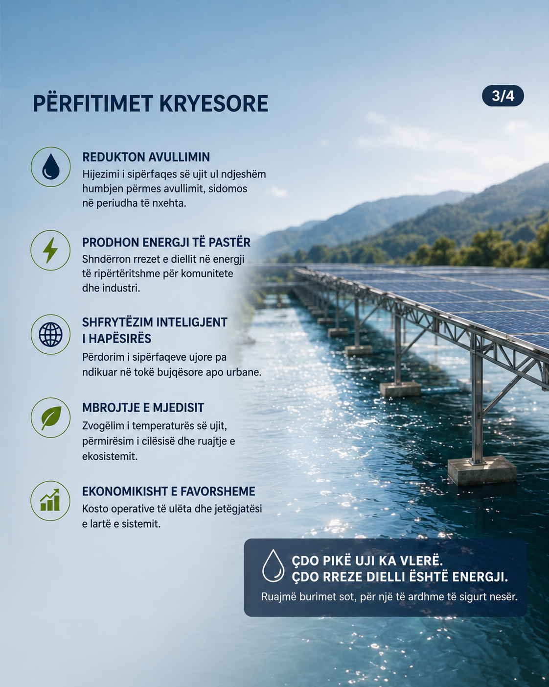 Sistem Fotovoltaik mbi Sipërfaqe Ujore - Figura 3