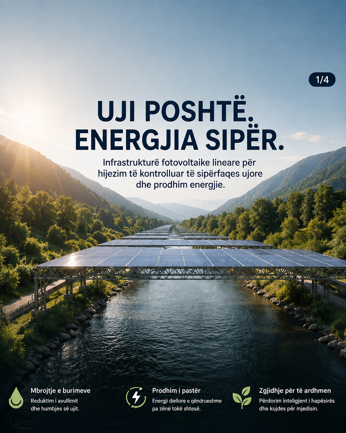 Sistem Fotovoltaik mbi Sipërfaqe Ujore