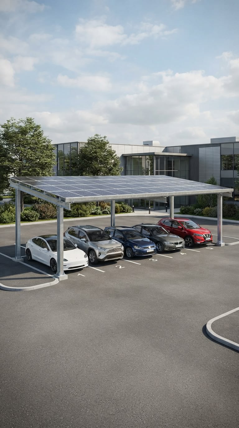 A mund të prodhojnë energji 5 vendet tuaja të parkimit? ☀️🚗